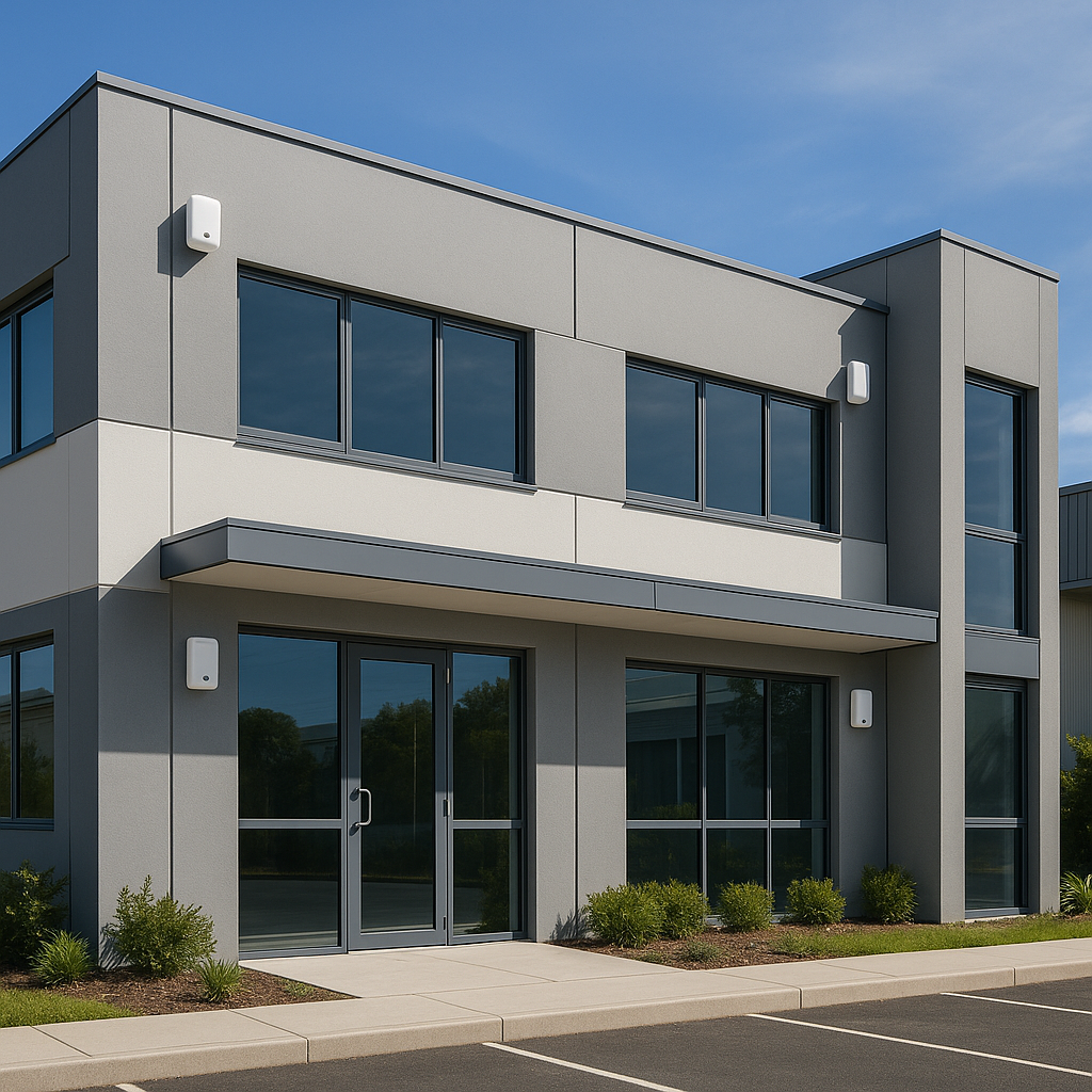 Modern commercial building in Northern NSW with vi